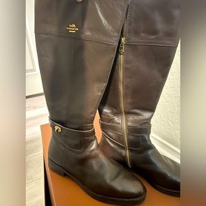 Coach Eva Brown Boots Size 11